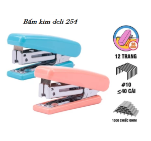 Bấm kim Deli 254 + tặng kèm kim 